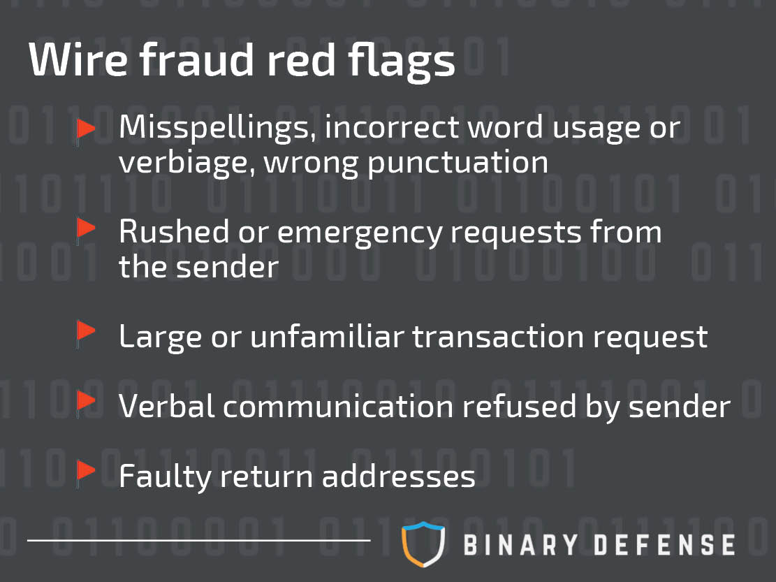 wire fraud blog red flags